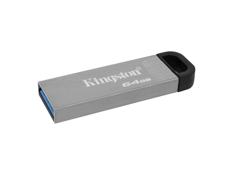 USB стик Kingston DTKN/64GB Черен Стомана 64 GB (1 броя) NaN –