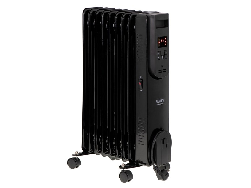Electric oil heater with remote control CAMRY CR 7810 9 ribs black