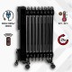 Electric oil heater with remote control CAMRY CR 7810 9 ribs black
