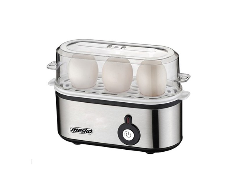 Mesko MS 4485 egg cooker 3 egg(s) 210 W Black,Silver,Transparent