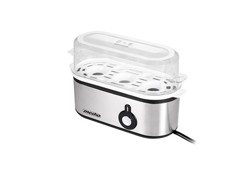 Mesko MS 4485 egg cooker 3 egg(s) 210 W Black,Silver,Transparent