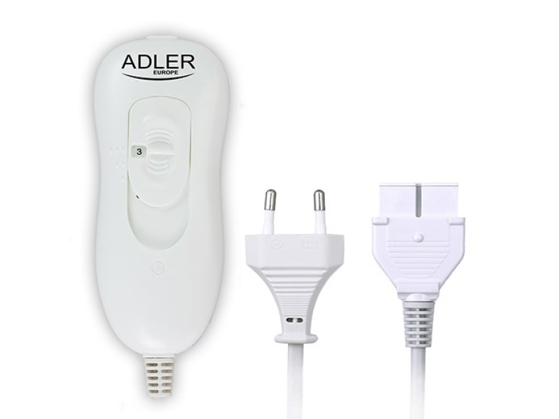 Adler AD 7425 electric blanket 60 W Grey Polyester
