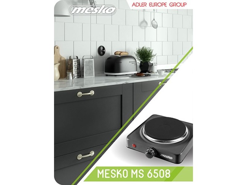 Mesko Home MS 6508 hob Black Countertop Sealed plate 1 zone(s)