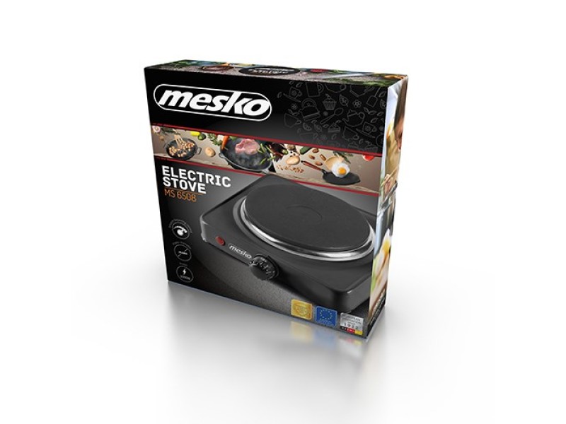 Mesko Home MS 6508 hob Black Countertop Sealed plate 1 zone(s)