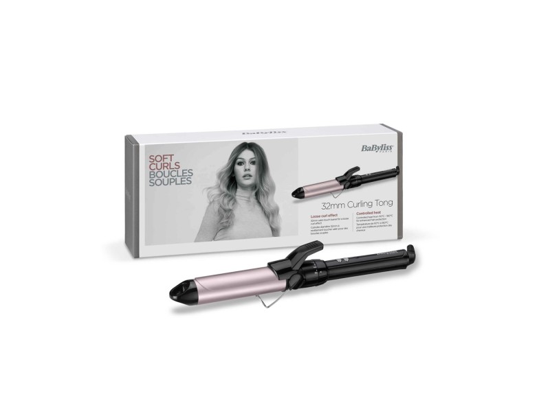 BaByliss Pro 180  C332E  Sublim’Touch 32 mm Curling iron Warm Black, Pink 70.9