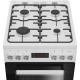 Beko FSE52323DWD cooker Freestanding cooker Electric Gas White