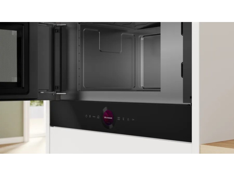 Bosch Serie 8 BFL7221B1 microwave Built-in Solo microwave 21 L 900 W Black