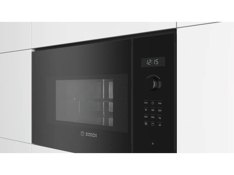 Bosch Serie 6 BEL554MB0 microwave Built-in Combination microwave 25 L 900 W Black, Stainless steel