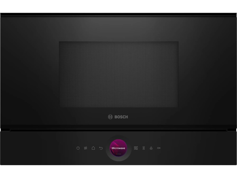 Bosch Serie 8 BER7321B1 microwave Black Solo microwave Built-in 21 L 900 W