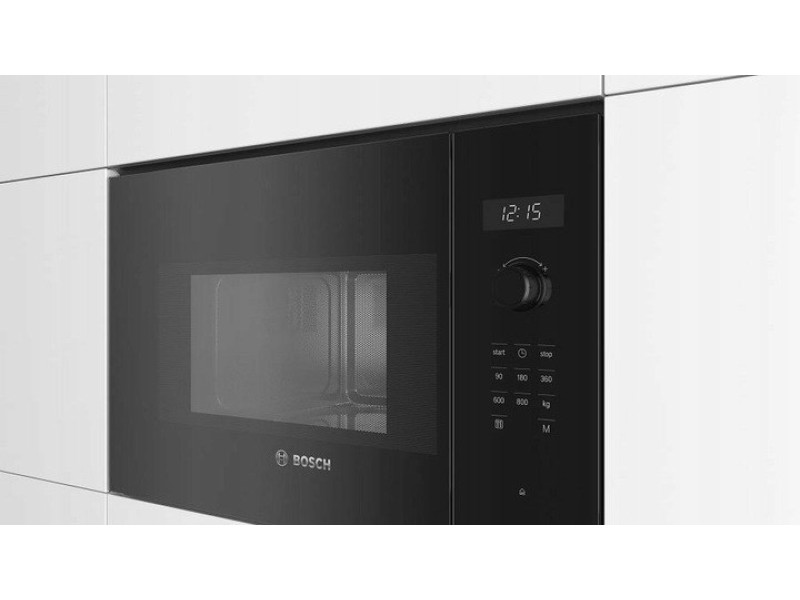 Bosch Serie 6 BFL524MB0 microwave Black Solo microwave Built-in 20 L 800 W