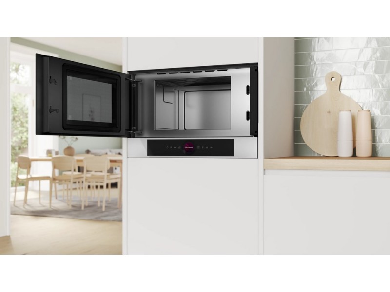 Bosch Serie 8 BFL7221W1 microwave White Solo microwave Built-in 21 L 900 W