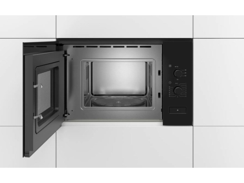 Bosch Serie 4 BFL520MB0 microwave Black Solo microwave Built-in 20 L 800 W
