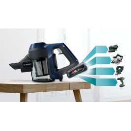 Bosch Serie 6 BCS611P4A stick vacuum/electric broom Battery Dry Hygiene Filter Bagless 0.3 L Black 2.5 Ah
