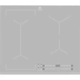 Electrolux EIV63440BS Silver Built-in Zone induction hob 4 zone(s)