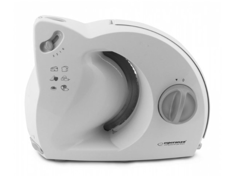 Esperanza EKM017W slicer Electric Stainless steel,White Plastic,Stainless steel 150 W