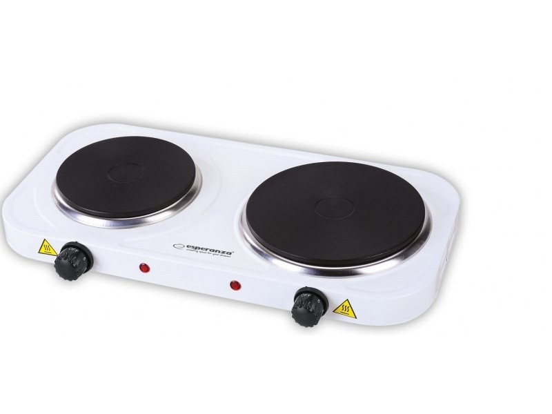 Esperanza EKH014W Electric cooker 2 zones White