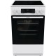 Gorenje GECS5C70WA cooker Freestanding cooker Coil hob White A