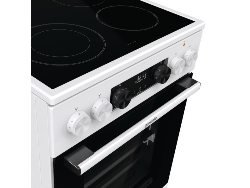 Gorenje GECS5C70WA cooker Freestanding cooker Coil hob White A