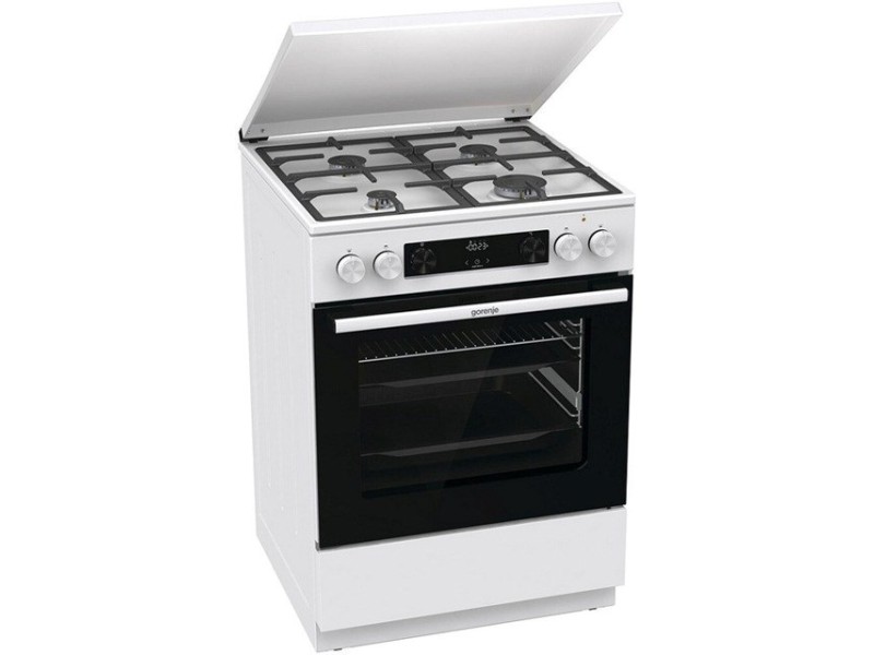 Gorenje GKS6C71WF Freestanding cooker with oven White