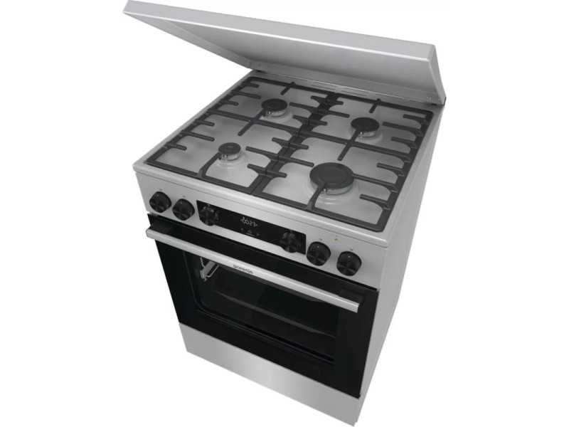 Gorenje GKS6C71XF Freestanding cooker with oven Silver