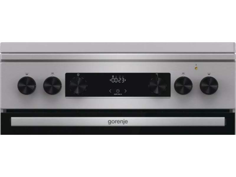 Gorenje GKS6C71XF Freestanding cooker with oven Silver