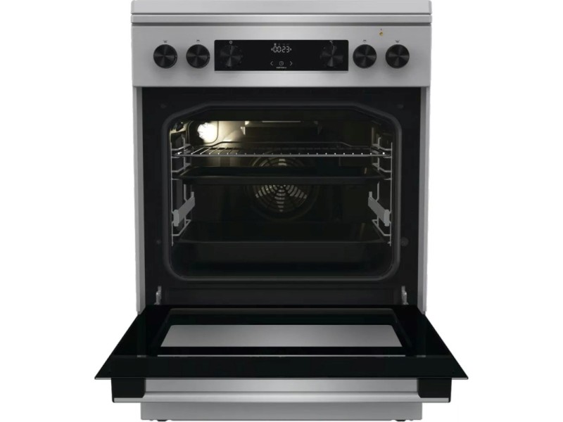 Gorenje GKS6C71XF Freestanding cooker with oven Silver
