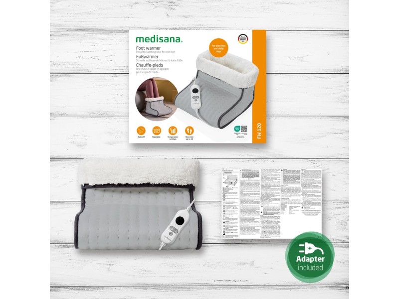 Medisana FW 120 electric foot warmer 100 W Grey