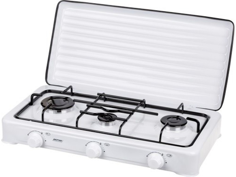 MPM KN-03/1K White Countertop 60 cm Gas 3 zone(s)