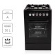 MPM MPM-56-KGM-12B Gas/electric cooker Black