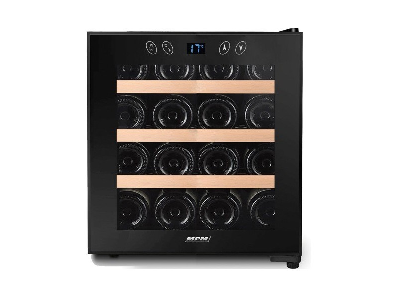 MPM MPM-48-CW-48 Thermoelectric beverage cooler Freestanding Black 16 bottle(s)