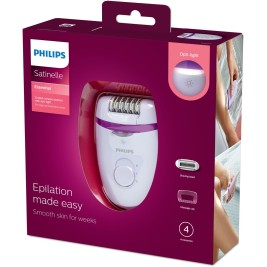 Епилатор Philips Satinelle Essential BRE275/00 Лилаво