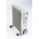 Ravanson OH-11 electric space heater Oil electric space heater Indoor White, Silver 2500 W Ravanson OH-11 electric space heater Oil electric space heater Indoor White, Silver 2500 W