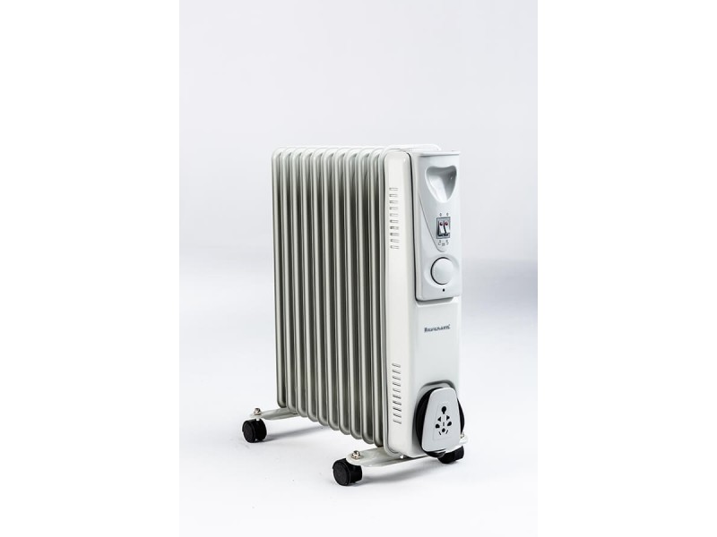 Ravanson OH-11 electric space heater Oil electric space heater Indoor White, Silver 2500 W Ravanson OH-11 electric space heater Oil electric space heater Indoor White, Silver 2500 W
