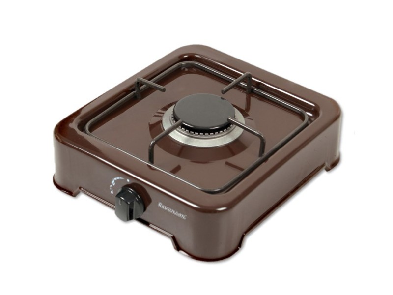 Gas cooker 1 zone Ravanson K-01BR (Brown)