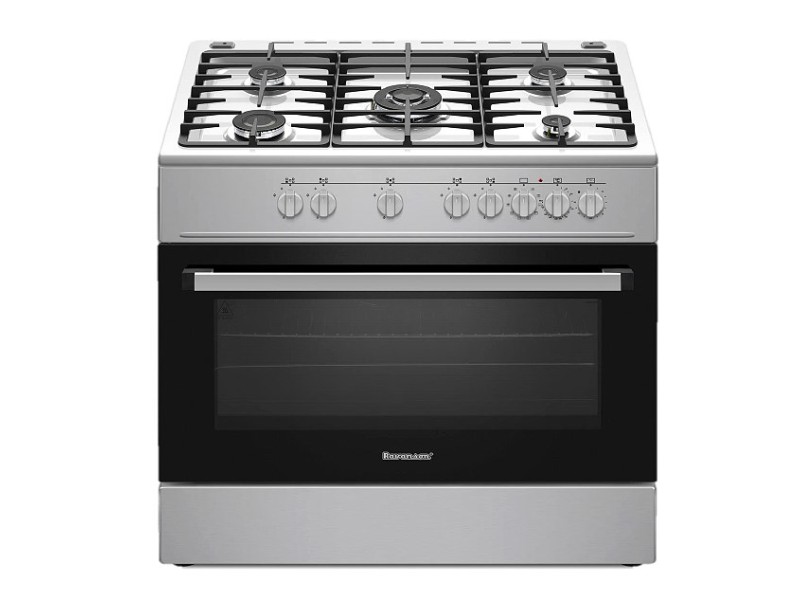 Ravanson KWGE-K90A Cheff (inox) gas and electric cooker
