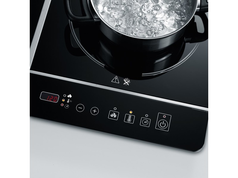 Severin DK 1031 hob Black Countertop Zone induction hob 2 zone(s)