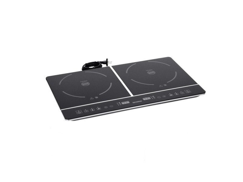 Severin DK 1031 hob Black Countertop Zone induction hob 2 zone(s)