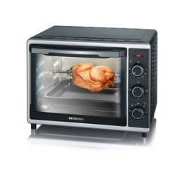 Severin 2056 30 L Black, Stainless steel Grill