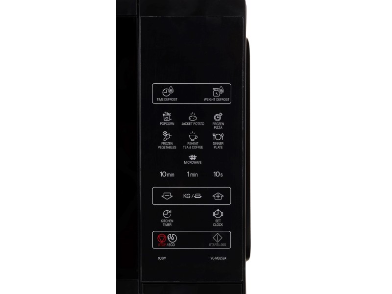 SHARP YC-MS252AE-B microwave oven