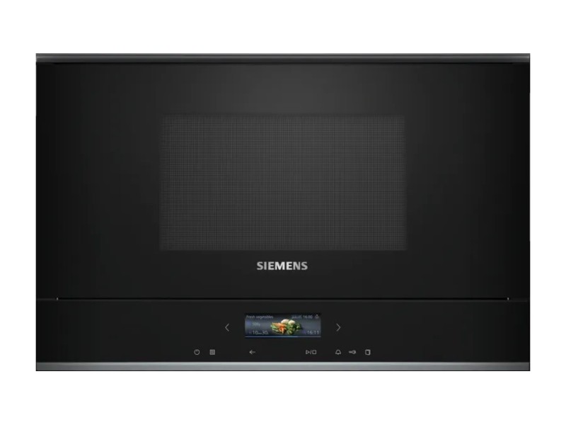 Siemens iQ700 BE732R1B1 microwave Black Combination microwave Built-in 21 L 900 W