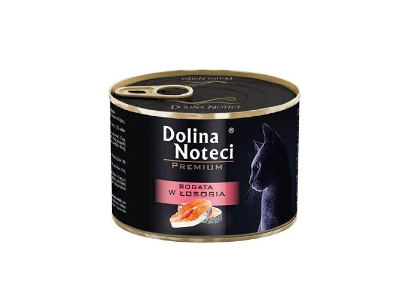 Dolina Noteci Premium rich in salmon - wet cat food - 185g