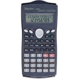 Vector KAV CS-103 scientific calculator, 279 functions, 80x170mm, black