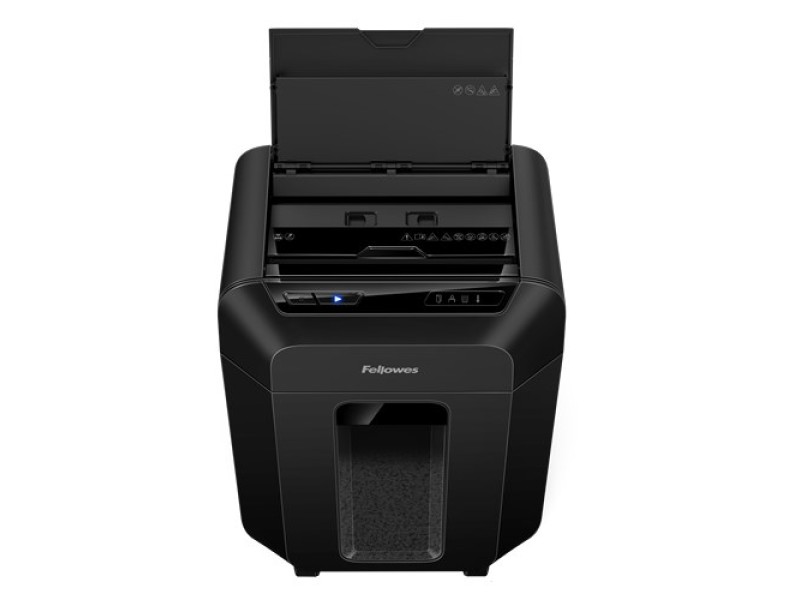 Fellowes Automax 80M paper shredder Particle-cut shredding 22 cm Black