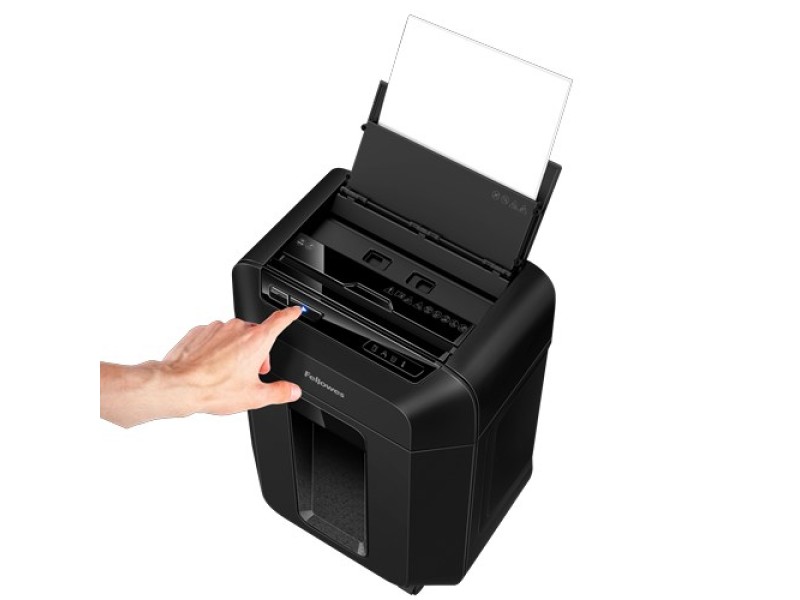 Fellowes Automax 80M paper shredder Particle-cut shredding 22 cm Black