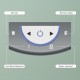 Leitz IQ OptiMax Home Office 225 Micro Cut Paper Shredder Security P5 15L - White