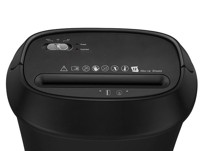 Tracer FileCrusher Paper Shredder, Black