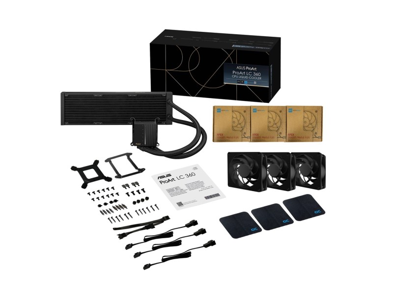 ASUS ProArt LC 360 Processor Liquid cooling kit 12 cm Black