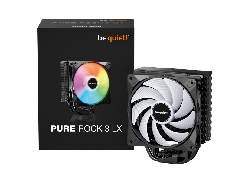 be quiet! Pure Rock 3 LX Processor Air cooler 12 cm Black 1 pc(s)