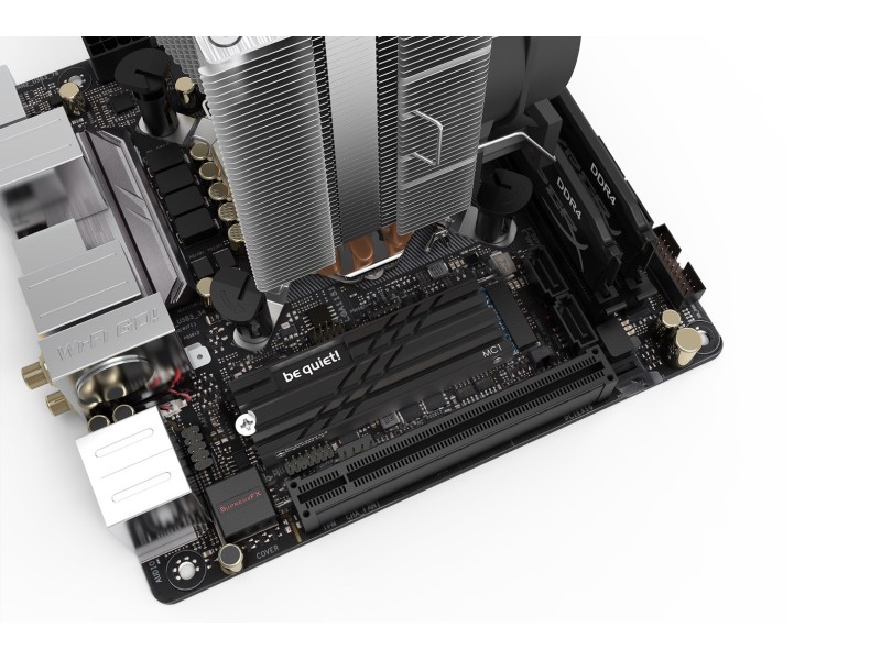be quiet! MC1 Solid-state drive Heatsink/Radiatior Black 1 pc(s)