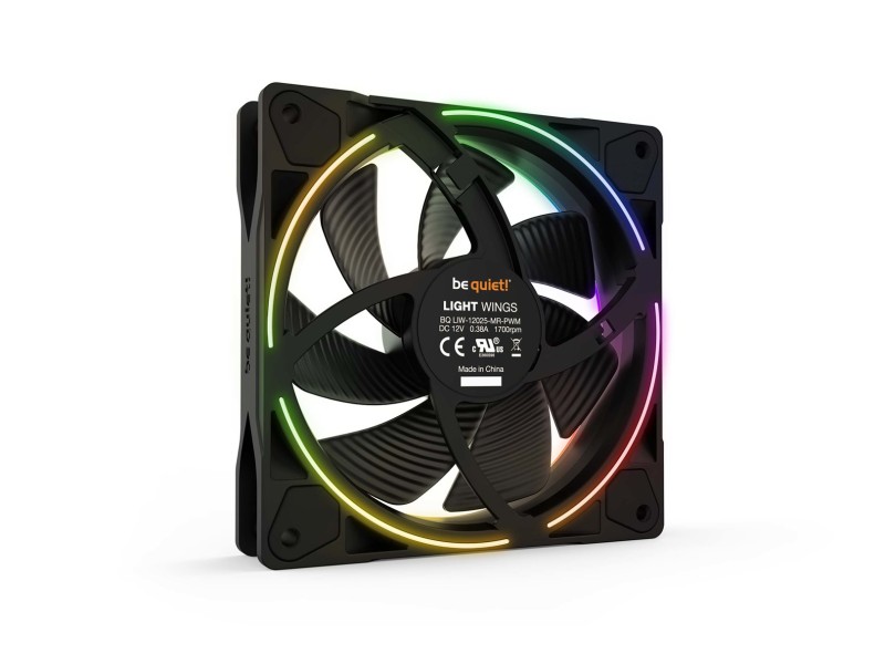 be quiet! Light Wings 120mm ARGB PWM Fan Black 3 Pack